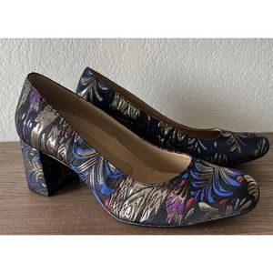 Naturalizer Womens Heels Whitney Almond Toe Size 11W